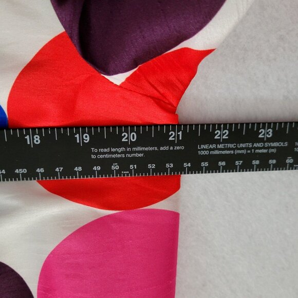 Wayward Fancies eShakti M 8 White Open Coat Large Colorful Polka Dots Pockets - Picture 13 of 14